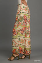 Load image into Gallery viewer, Botanical Print Wide Leg Pants
