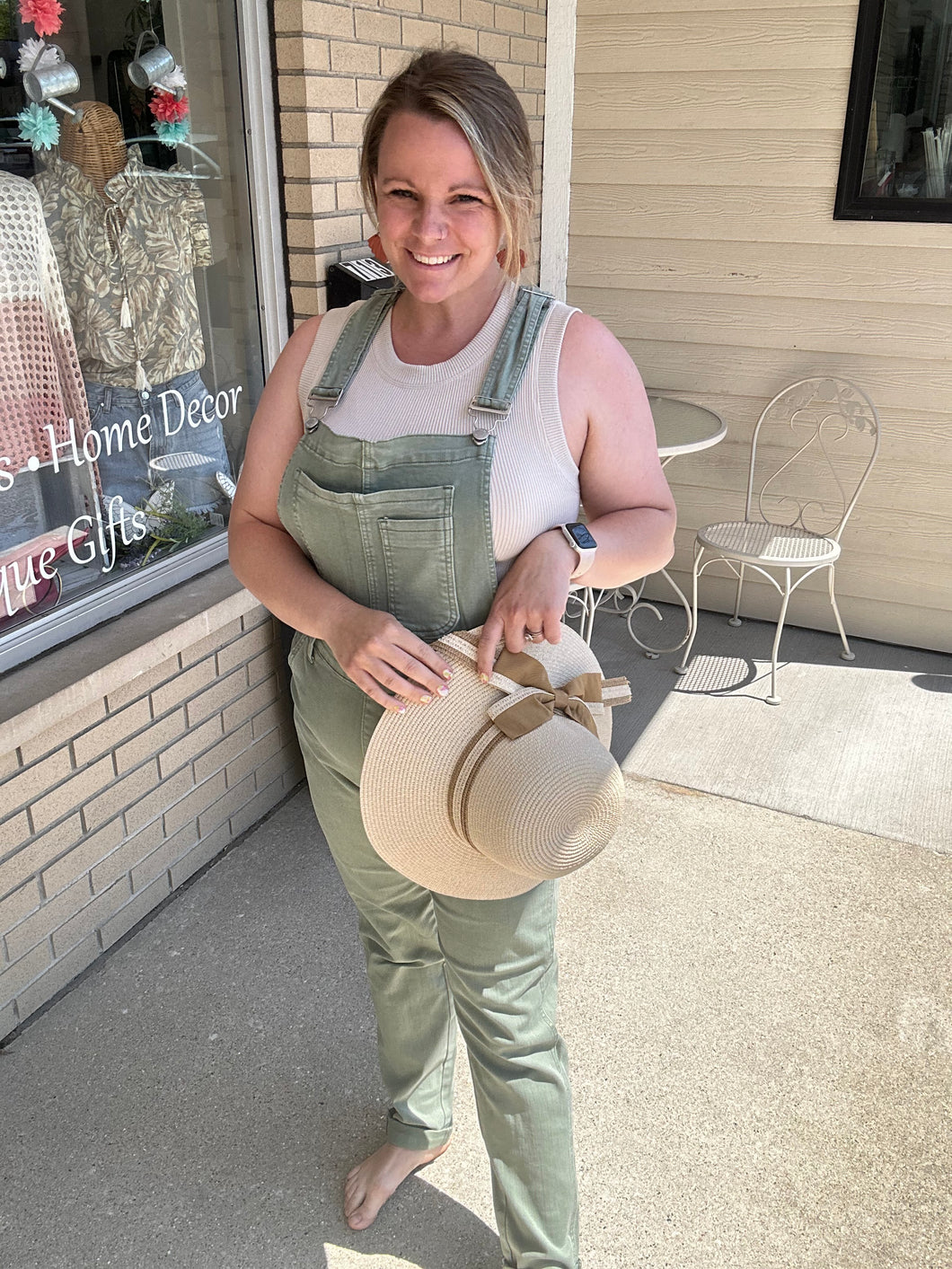 Sage Boyfriend Overalls