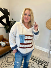 Load image into Gallery viewer, All American Hooded Sweater
