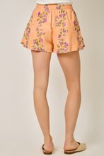 Load image into Gallery viewer, Cantaloupe Gauze Floral Shorts
