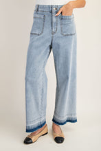 Load image into Gallery viewer, Mineral Wash Straight Leg Denim Jeans
