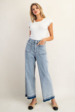 Load image into Gallery viewer, Mineral Wash Straight Leg Denim Jeans
