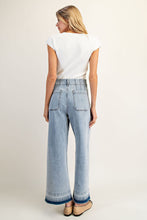 Load image into Gallery viewer, Mineral Wash Straight Leg Denim Jeans
