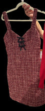 Load image into Gallery viewer, Luck Be a Lady Burgundy Dress
