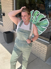 Load image into Gallery viewer, Sage Boyfriend Overalls
