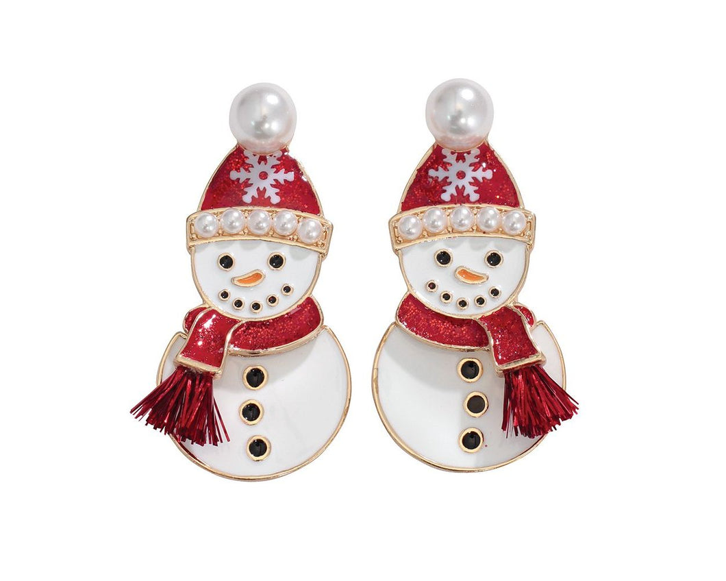 Snowman Earring