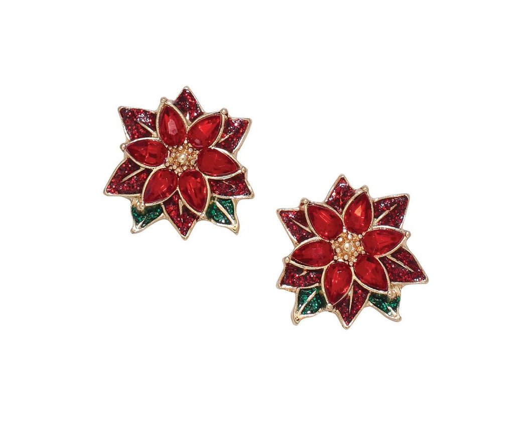 Poinsettia Earring