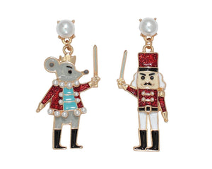 Nutcracker + Mouse King Earrings