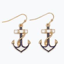 Load image into Gallery viewer, Boat Anchor Earrings
