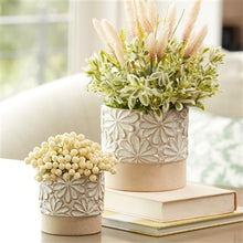 Load image into Gallery viewer, Embossed Flower Planter
