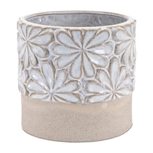 Load image into Gallery viewer, Embossed Flower Planter

