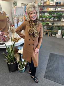 Wrapped in Wonder Camel Knit Coat
