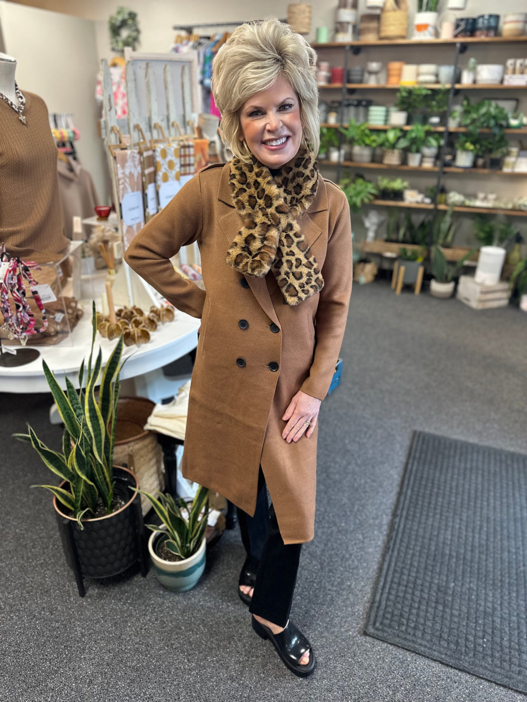 Wrapped in Wonder Camel Knit Coat