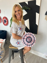 Load image into Gallery viewer, Stars &amp; Stripes T-Shirt Dress
