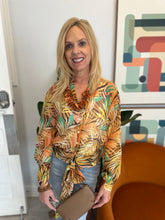 Load image into Gallery viewer, Yellow Claudia Button up Blouse
