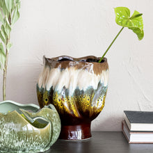 Load image into Gallery viewer, Organic Fire Glaze Planter/Vase
