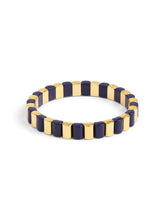 Load image into Gallery viewer, Enamel Tile Stretch Bracelet
