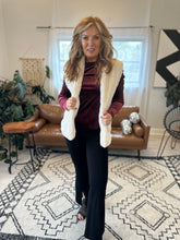 Load image into Gallery viewer, Cream Teddy Vest
