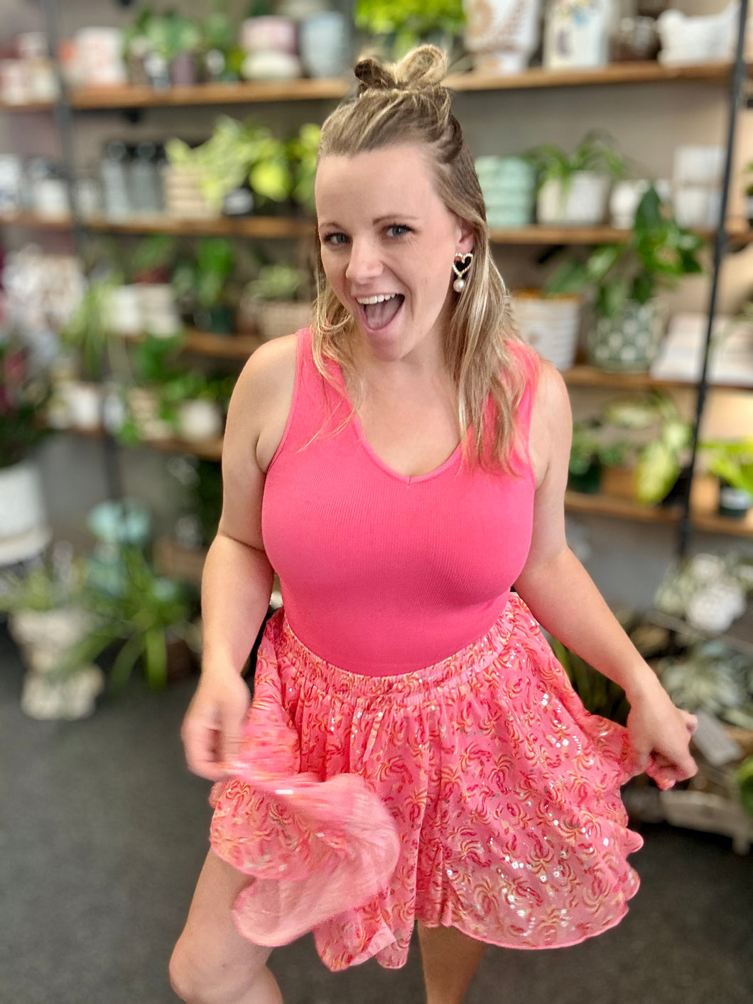 The Pink Lola Mini Skort