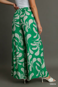 Summer Breeze Green Palazzo Pants