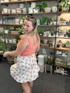 Save The Turtles Lined Skirt