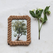 Load image into Gallery viewer, Gold Resin Rope Picture Frame
