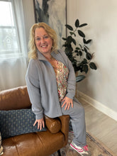 Load image into Gallery viewer, Varley Arlene Wind Blue Zip Through Sweatshirt
