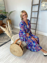 Load image into Gallery viewer, Royal Palm Tie Kimono
