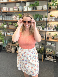 Save The Turtles Lined Skirt