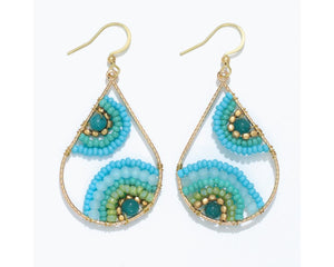 Beaded Drop Earrings