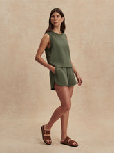 Load image into Gallery viewer, Varley Shea Thyme Zipper Tank
