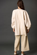 Load image into Gallery viewer, Faux Leather Billowy Sleeve Jacket
