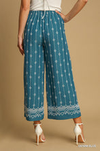 Load image into Gallery viewer, Market Day Denim Blue Embroidery Pants
