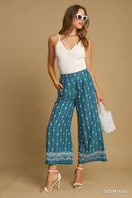 Load image into Gallery viewer, Market Day Denim Blue Embroidery Pants

