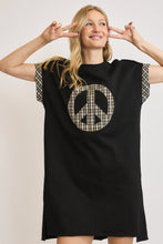 Load image into Gallery viewer, Peace Out Mini Dress
