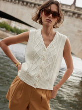 Load image into Gallery viewer, Varley Tatyana Cable Knit Vest
