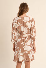 Load image into Gallery viewer, Chloe Beige Quarter Sleeve Dress
