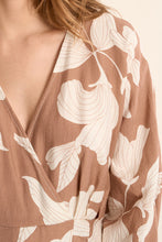 Load image into Gallery viewer, Chloe Beige Quarter Sleeve Dress
