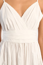 Load image into Gallery viewer, Court White Spaghetti Strap Dress
