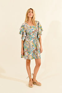 The Maeven Tropical Monstera Dress