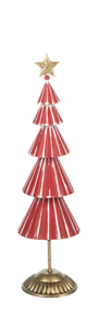 Red Metal Layered Tree
