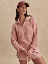 Load image into Gallery viewer, Varley Morwenna Half Zip Mellow Rose Knit
