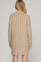 Load image into Gallery viewer, Caramel Machiatto Sweater Dress
