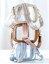 Load image into Gallery viewer, Spectator Clear Crossbody Bag

