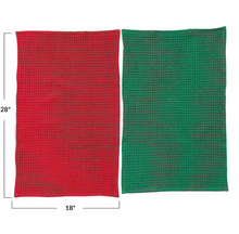 Load image into Gallery viewer, Cotton Waffle Weave Set of 2
