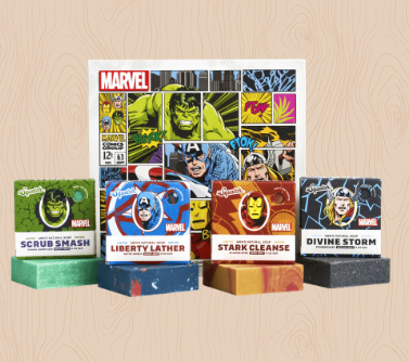 Dr. Squatch Avengers Box of 4 Soaps
