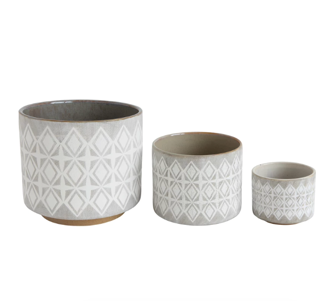 Patterned Planters