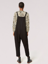 Load image into Gallery viewer, The Blair Black Linen Jumpsuit
