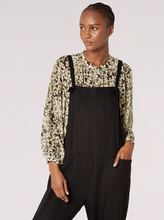 Load image into Gallery viewer, The Blair Black Linen Jumpsuit
