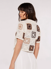 Load image into Gallery viewer, The Gemma Granny Square Collar Top
